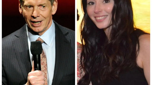 וינס מקמהון בעלי ה-WWE והאישה שתובעת אותו (צילום: GettyImages, Ethan Miller, אילוסטרציה)