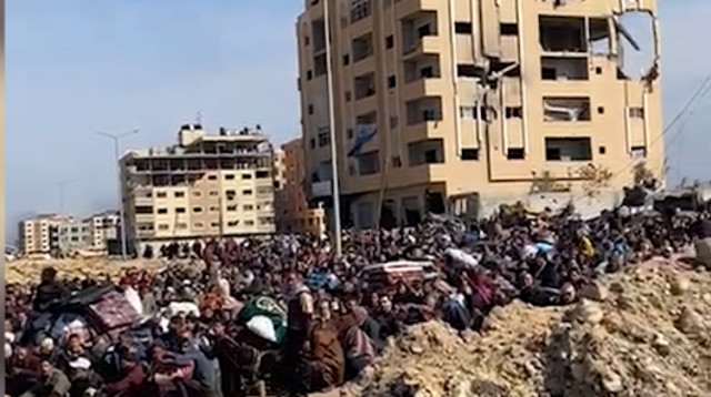 עזתים קוראים נגד חמאס (צילום: דובר צה"ל)