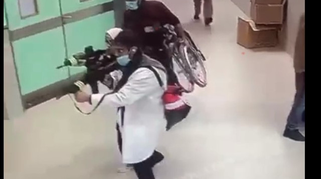 החיסול המשולש בג'נין (צילום: רשתות ערביות)