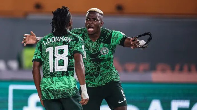 לא מרשימה, אבל ברבע הגמר. ניגריה חוגגת (צילום: GettyImages)