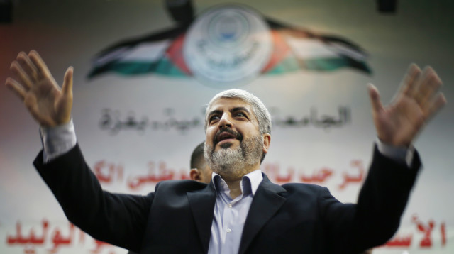 חאלד משעל, מבכירי חמאס (צילום:  REUTERS/Suhaib Salem)