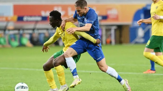 אדו נגד גנט בתחילת העונה (צילום: GettyImages, Isosport/MB Media)