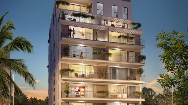 הפרויקט ברחוב חברה חדשה בתל אביב (צילום: א-סטודיו)