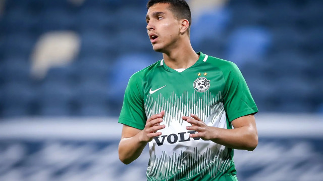 שחקן מכבי חיפה סתיו נחמני (צילום: מאור אלקסלסי)