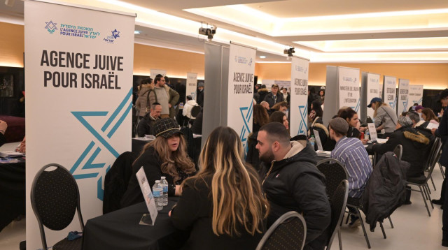 יריד עלייה בפריז (צילום: באדיבות הסוכנות היהודית)