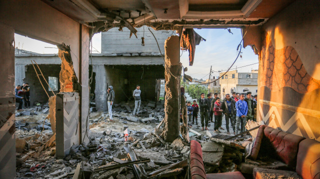 ההריסות ברפיח (צילום:  Abed Rahim Khatib/Flash90)