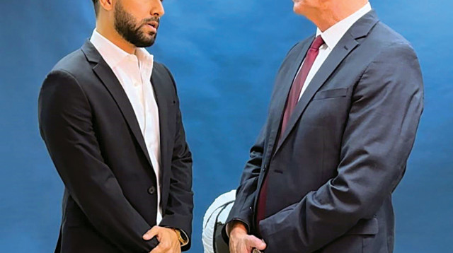 גנץ וזרי. אין מקום לקמפיין נגטיבי  (צילום: צילום פרטי)