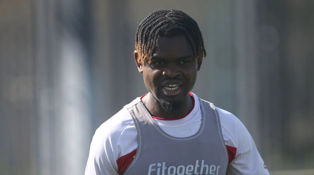 גודסוויי דוניו באימון הפועל חדרה (צילום: שלומי גבאי)