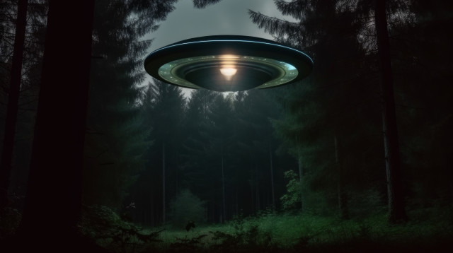 חללית, חייזרים, אילוסטרציה (צילום: אינג'אימג')