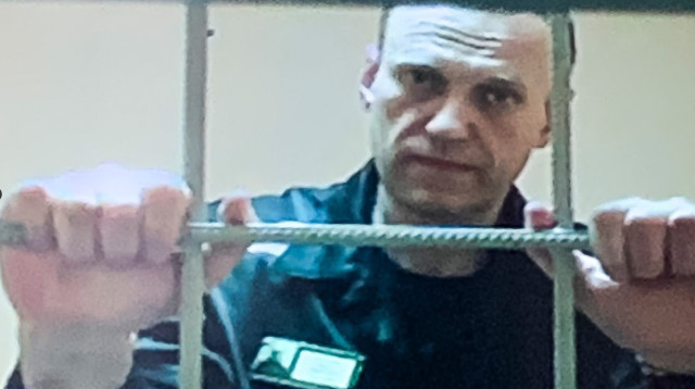 אלסיי נבלני בבית הכלא ברוסיה (צילום: רשתות חברתיות)