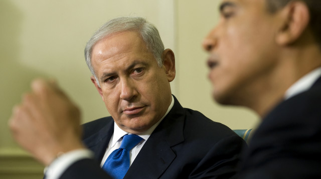 בנימין נתניהו, ברק אובאמה (צילום: AFP via Getty Images)