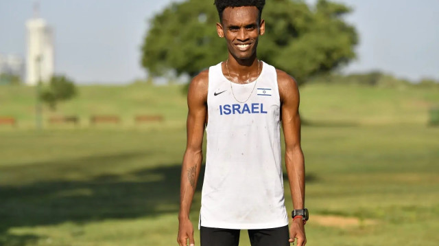 רץ המרתון הישראלי גשאו איילה (צילום: יח"צ - חד פעמי, Maxim DUpliy)