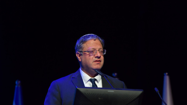 השר לביטחון לאומי איתמר בן גביר (צילום: דוברות המשטרה)