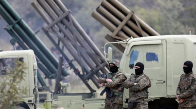 רקטות גראד בשימוש חיזבאללה (צילום: מכון מחקר עלמא)