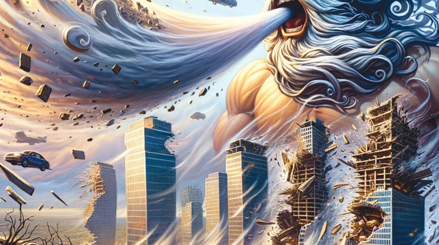 אלוהים (צילום: דימויי בינה מלאכותית רפאל כרמלי)