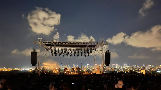 מתחם ההופעות "קו רקיע" (צילום: שלומי פינטו,ניב מוסמן)