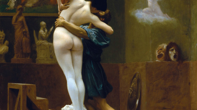 פיגמליון וגלתיאה שצייר ז'אן-לאון ז'רום (צילום: ללא)