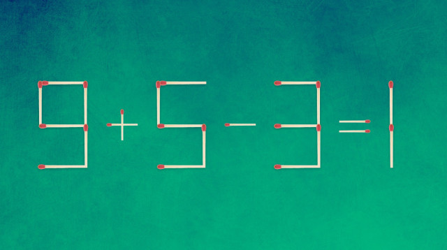 הזיזו רק גפרור אחד כדי לפתור את התרגיל הזה (צילום: AdobeStock)