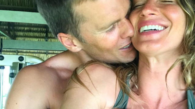 טום בריידי, ג'יזל (צילום: מסך, אינסטגרם)