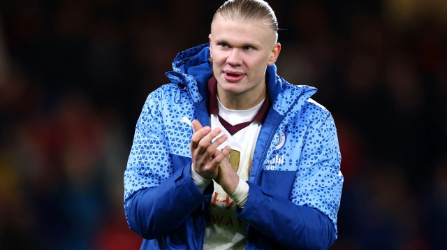 ארלינג הולאנד מנצ'סטר סיטי (צילום: GettyImages)