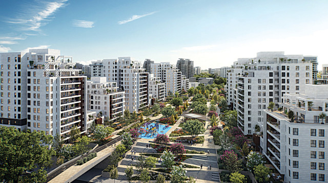 תל השומר דרום. כך תיראה השכונה החדשה (צילום: הדמיה: 3DVISION)