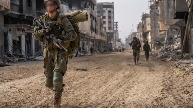 לוחמי צה"ל ברצועת עזה (צילום: דובר צה"ל)