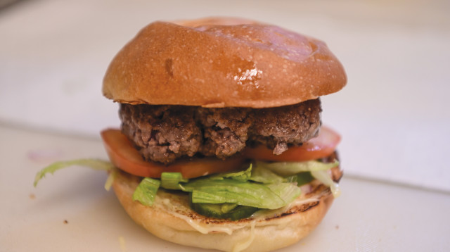 המבורגר  (צילום: אבשלום ששוני)
