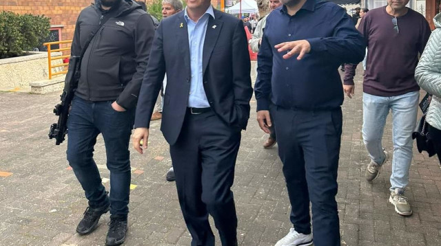 אורן חזן, ניר ברקת (צילום: טנא תקשורת)