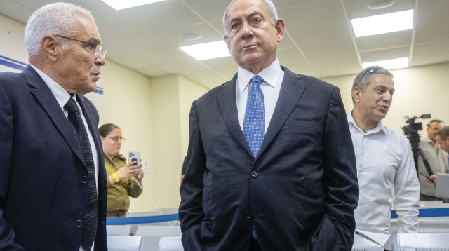 בנימין נתניהו מעיד בפני ועדת החקירה לאסון מירון, יולי 2022 (צילום: יונתן זינדל, פלאש 90)