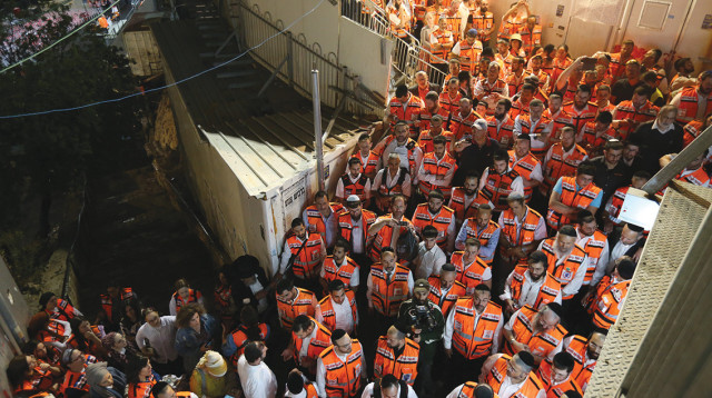 אסון מירון (צילום: דוד כהן, פלאש 90)