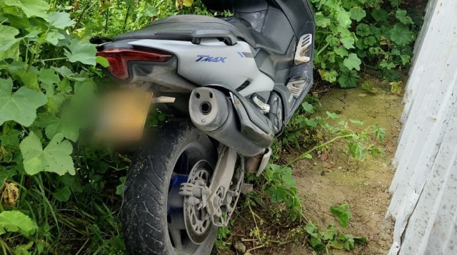 הקטנוע הגנוב (צילום: דוברות המשטרה)