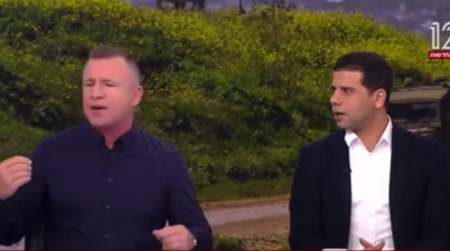 מוחמד מג'אדלה, עדי כרמי  (צילום: צילום מסך חדשות 12)