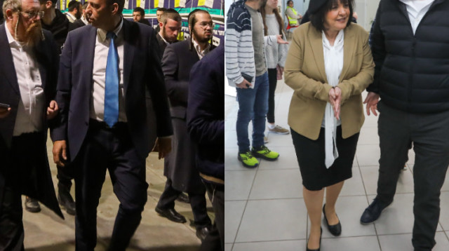 עליזה בלוך, שמואל גרינברג (צילום: יעקב לדרמן, פלאש 90)