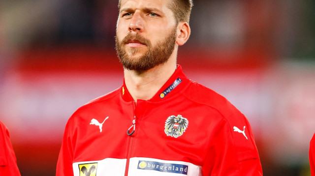 גידו בורגשטאלר במדי נבחרת אוסטריה ב-2016 (צילום: GettyImages, Christian Hofer)