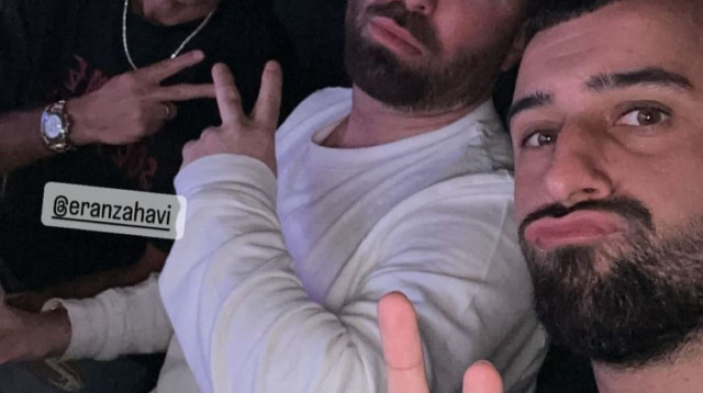 ערן זהבי עם עומר אדם (צילום: מסך, אינסטגרם)