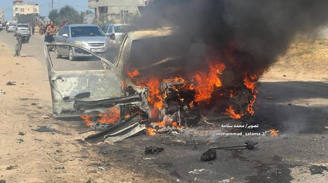 סיכול ממוקד בחאן יונס (צילום: רשתות ערביות)