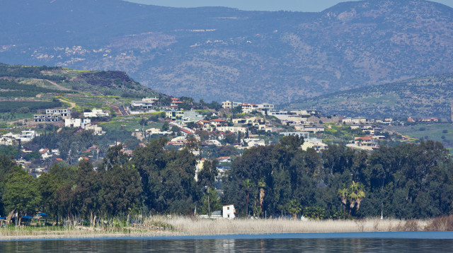 הנוף של המושבה הצפונית מגדל ליד הכנרת (צילום: משה שי, פלאש 90)