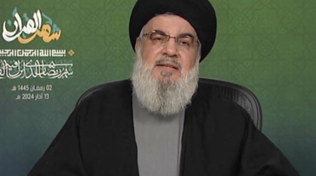 חסן נסראללה (צילום: רשתות ערביות)