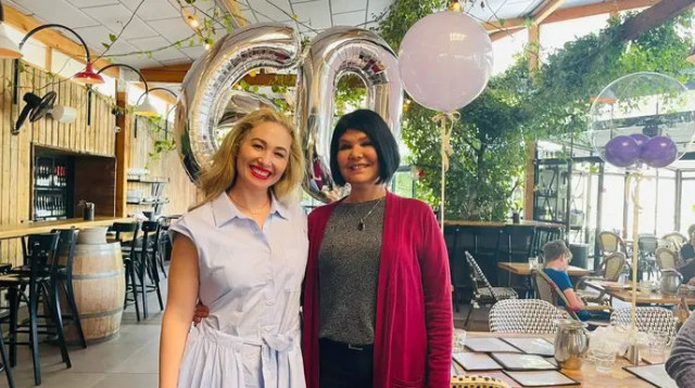 מפגש מרגש. ויגדורצ'יק וריסנזון (צילום: באדיבות המצולמים)