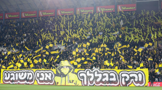 אוהדי בית"ר ירושלים (צילום: דני מרון)