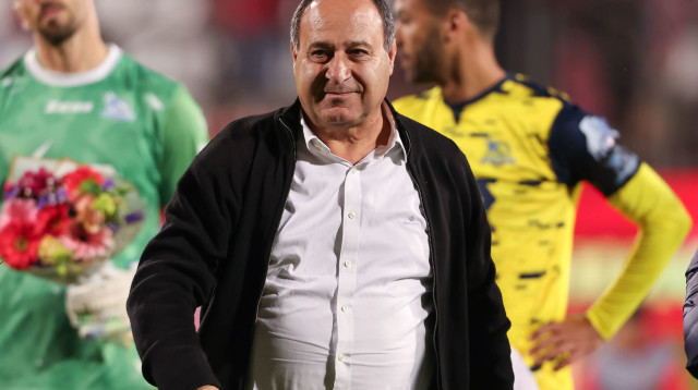 מוחמד אבו יונס יו"ר בני סכנין (צילום: מאור אלקסלסי)