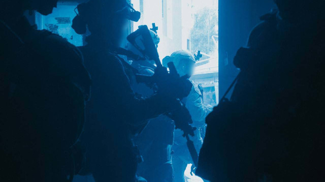 פעילות צה"ל בבית החולים שיפא (צילום: דובר צה"ל)