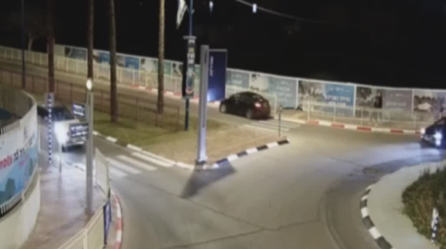 תקיפה בשדרות (צילום: דוברות המשטרה)