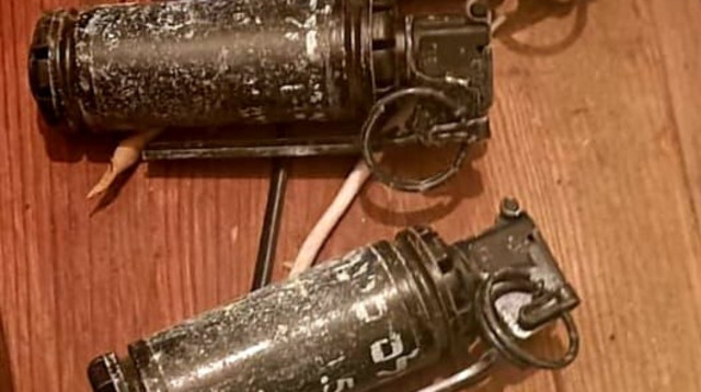 הרימונים הגנובים  (צילום: דוברות המשטרה)