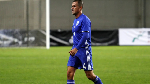 שחקן נבחרת הוותיקים של ישראל אמיר שלח (צילום: יוסי ציפקיס)