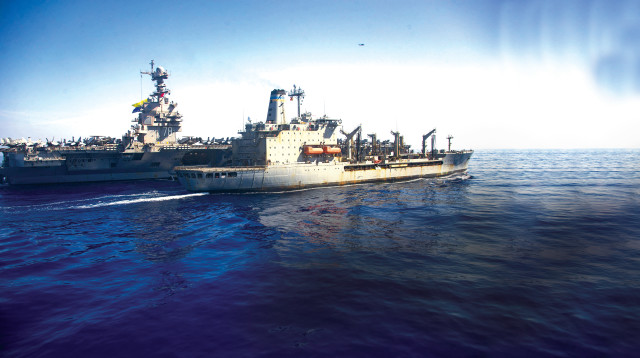 נושאת המטוסים ג'רלד פורד (צילום: רויטרס)