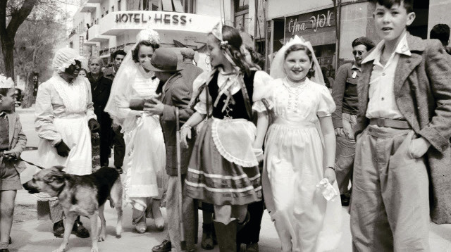 פורים תל אביב 1948 (צילום: ויליאם ון דה פול)