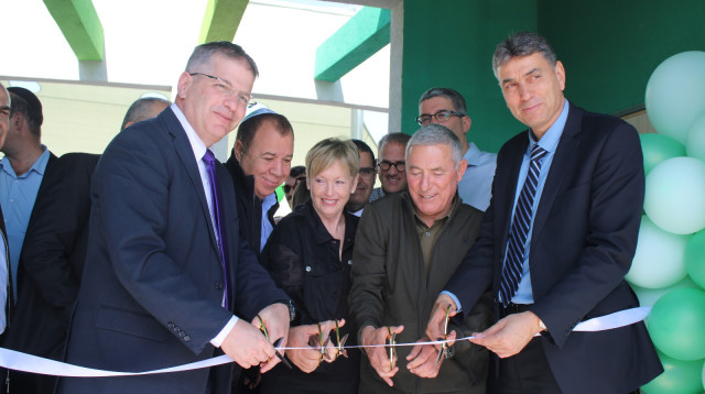 חנוכת אשכול גנים חדש וראשון לילדים עם מוגבלויות (צילום: דוברות משרד החינוך)