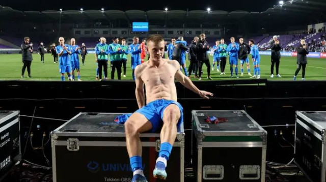 הגיבור הגדול של איסלנד. גודמונדסון (צילום: רויטרס)