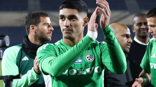 שחקן מכבי חיפה ענאן חלאילי (צילום: דני מרון)